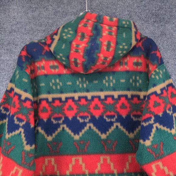 Bay Area Traders Women's Pullover Fleece Sweater Multi L 16-18 Fair Isle Nordic - Picture 6 of 11